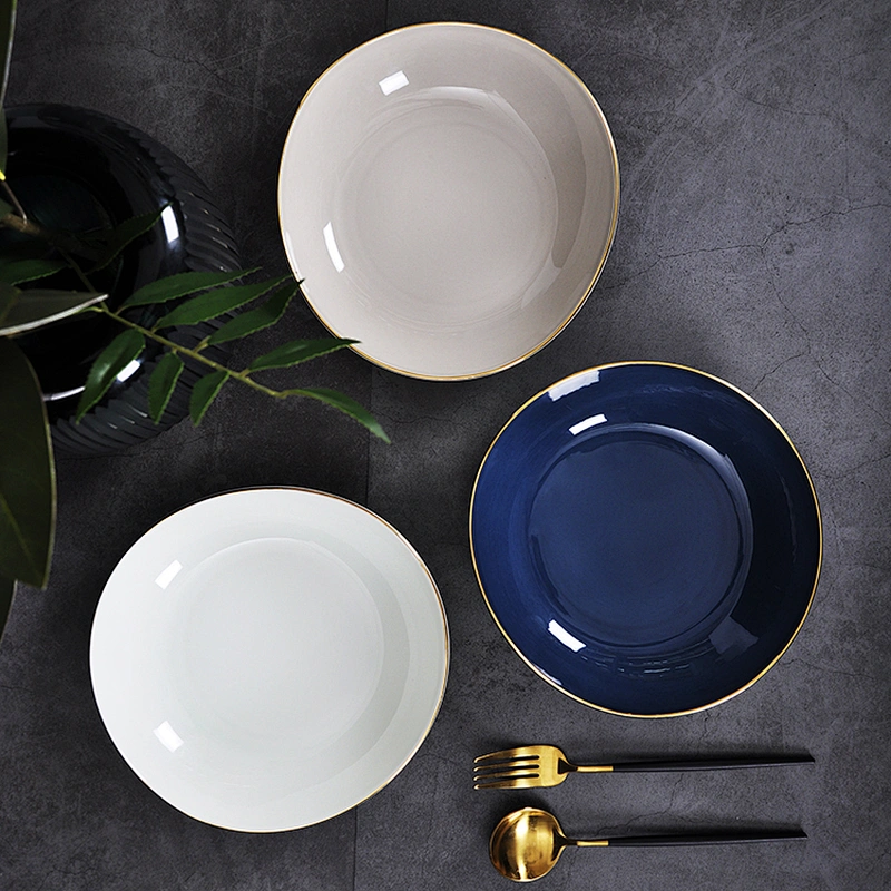 P&T Royal Ware Smooth Glaze Table Top dinnerware ceramic bowl bone china 10.5 inch salad bowl fruit bowl