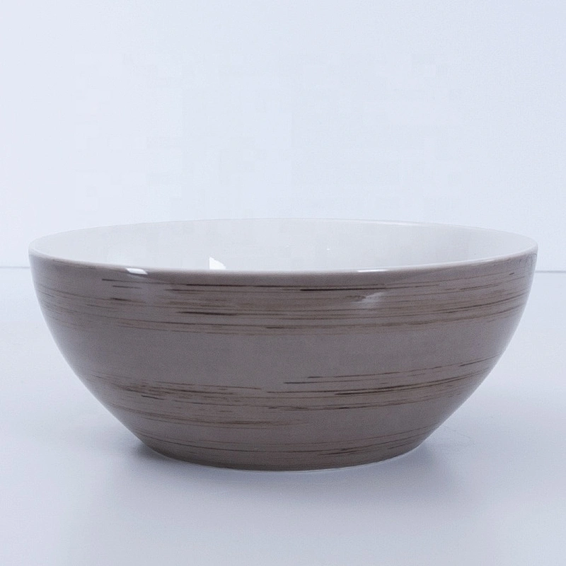 wholesale glazed porcelain restaurnat ceramic serving pasta soup ramen salad bowl