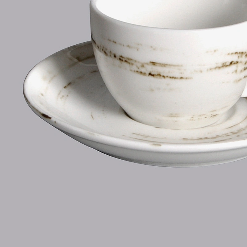 wholesale white porcelain ceramic type espresso coffee cups and saucer set