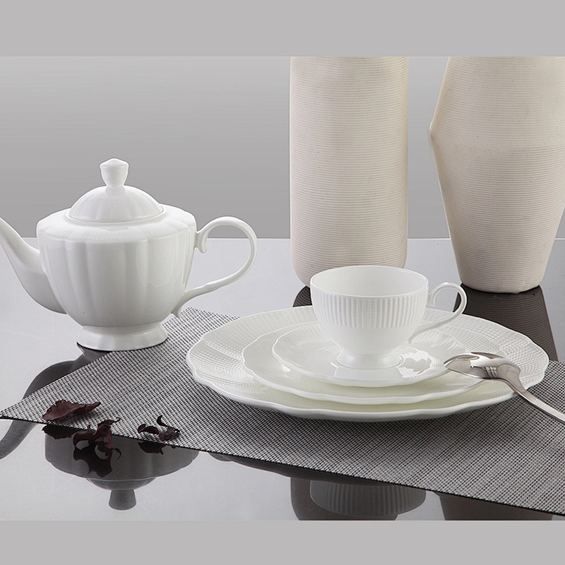 P&T Royal ware white dinner plate hot sell bone china round plates