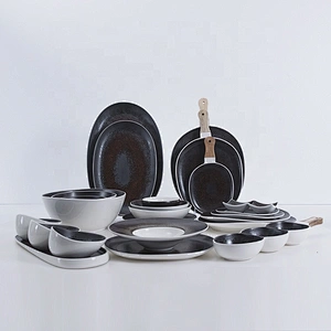 P&T Royal Ware manufacturer wholesale glazed matte crokery porcelain tableware set