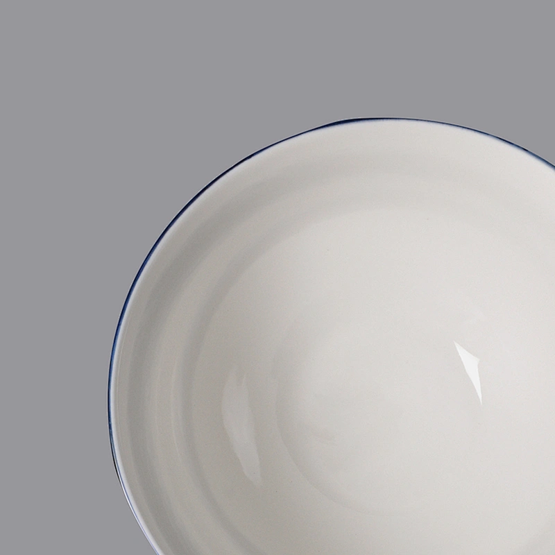 custom printed blue edage ceramic porcelain 8