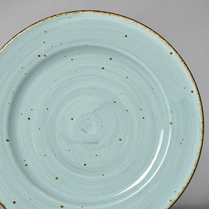 P&T 2020 New Design in Style  Smooth Glazed Hot Sale Wholesale Round Ceramic Restaurant Hotel Plates Dinner Plate