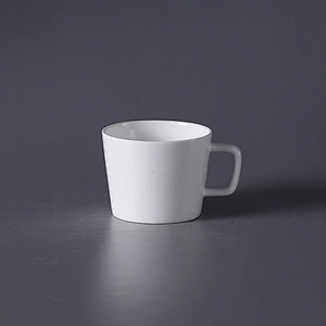 wholesale restaurant hotel white ceramic coffee mug bone china mug