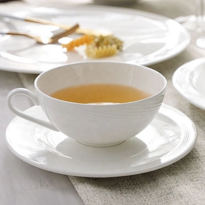 Modern Elegant White Restaurant Bone China Dinnerware Set Crockery Sets Dinnerware
