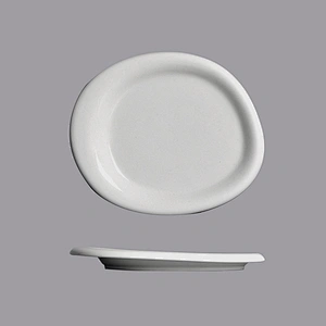 P&T Royal Ware white round restaurant ceramic porcelain plates and bowls