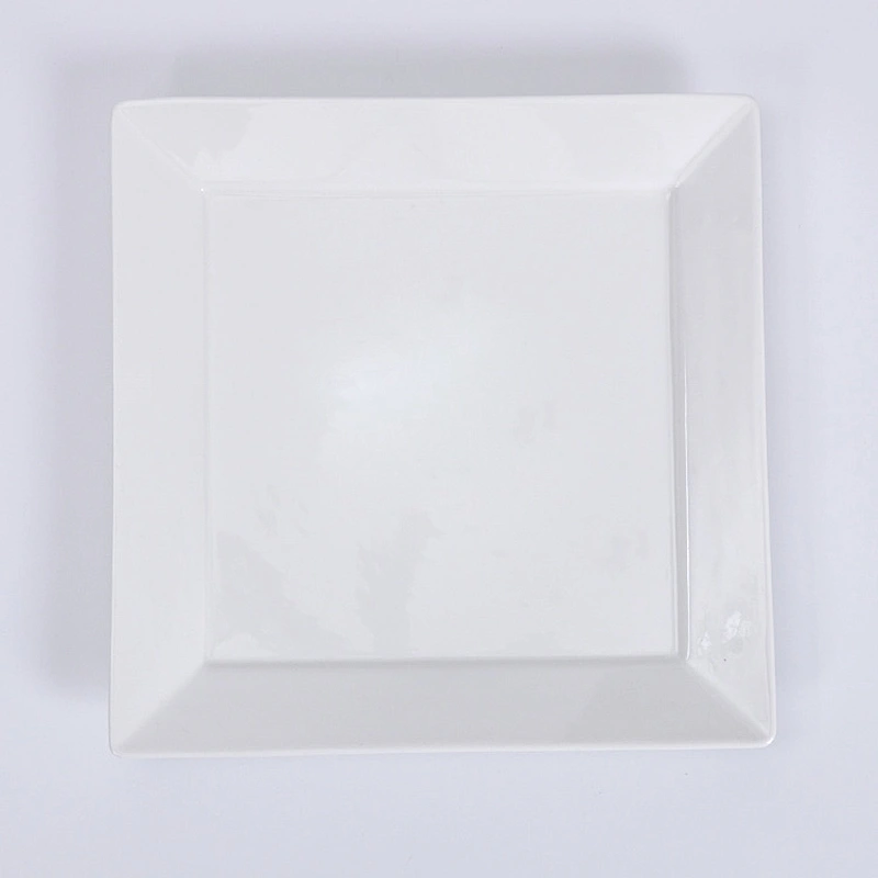 Chaozhou Manufacturer Porcelain Ceramic Square Porcelain Plate Dinner Det Restaurant Hotel Crockery And Tableware  Hotel