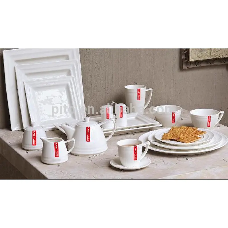 P&T Porcelain Royal Ware, Restaurant dinner plates, New series dinnerware for hotels