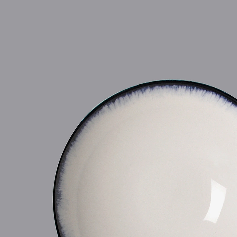 Chaozhou High Quality On Glaze Ceramic Soup Bowl   Ceramic Salad Bowl