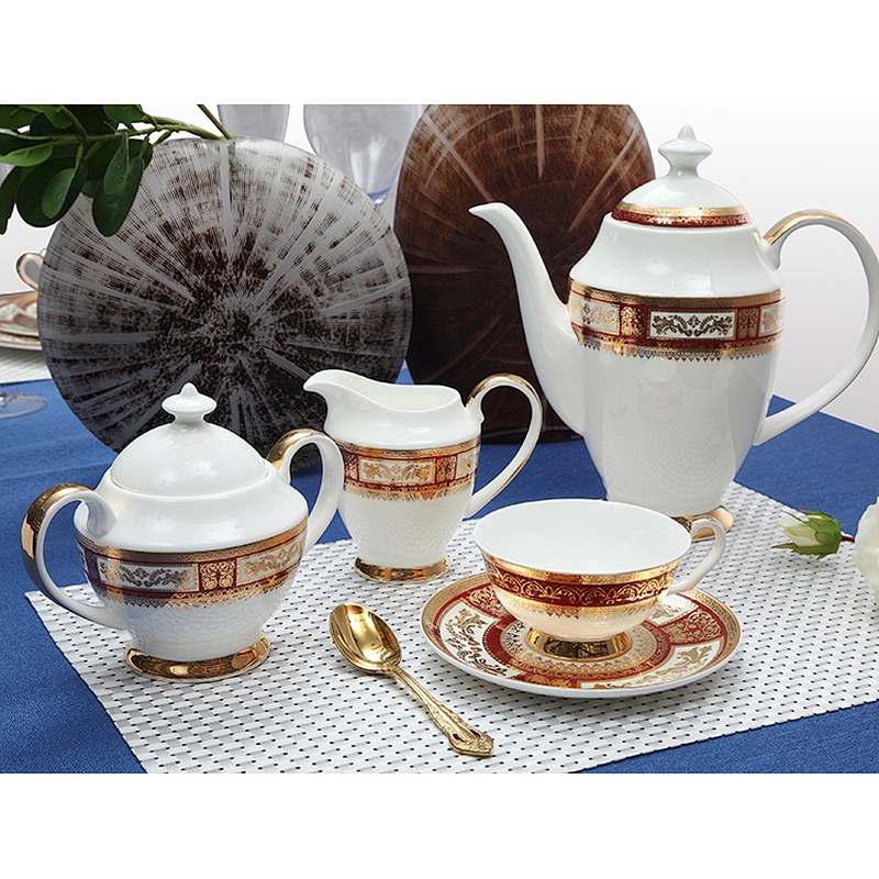 Hot sale fashion dinner set fine bone china dinner set 47 pcs ceramic dinner set