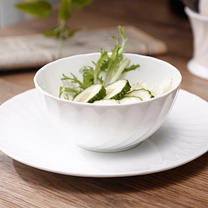 High quality 4.75 inch bone china rice bowl