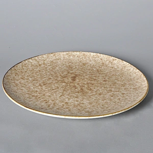 Catering Hotel Ceramic Dinner Plate Wholesale Porcelain Plate For Hotel Colored