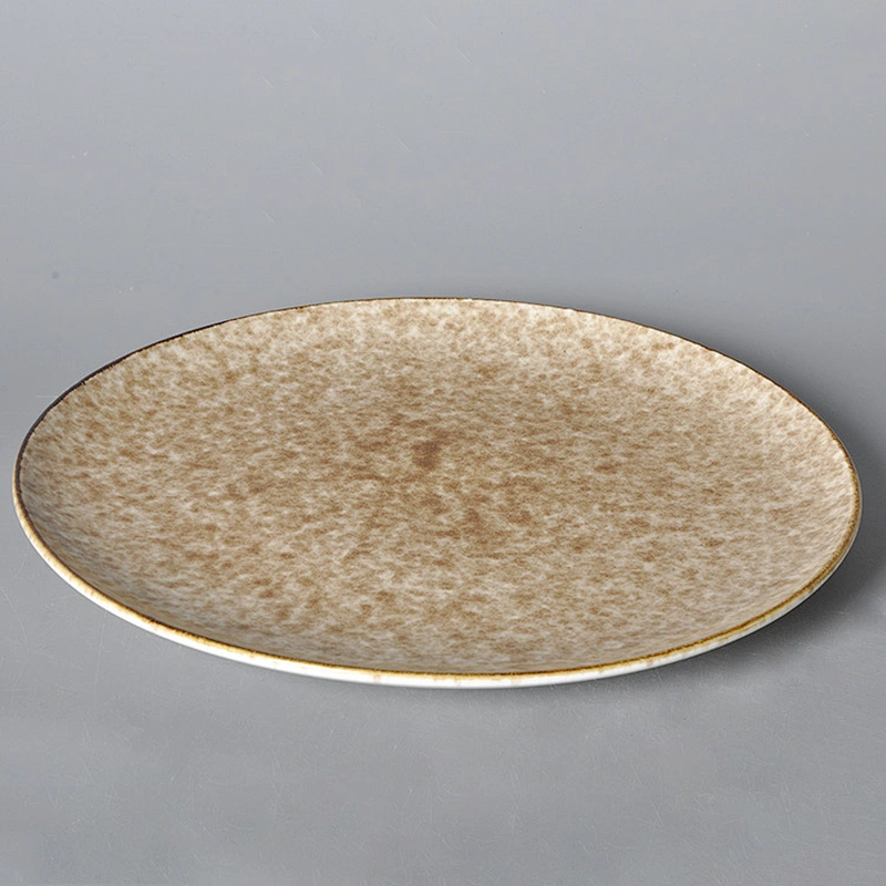 Catering Hotel Ceramic Dinner Plate Wholesale Porcelain Plate For Hotel Colored