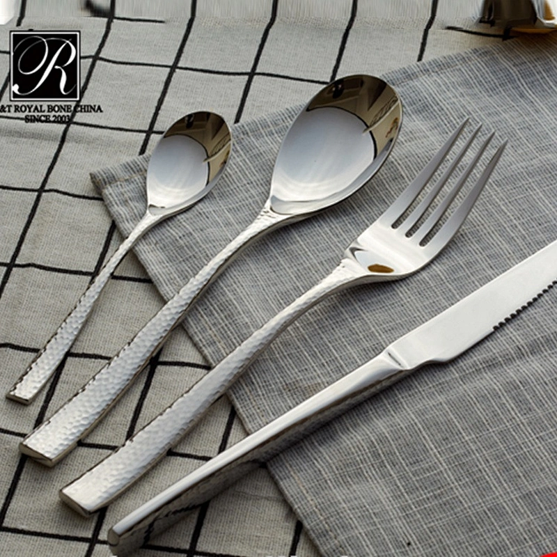 P&T Wholesale Stainless Steel Knife and Fork Flatware Set