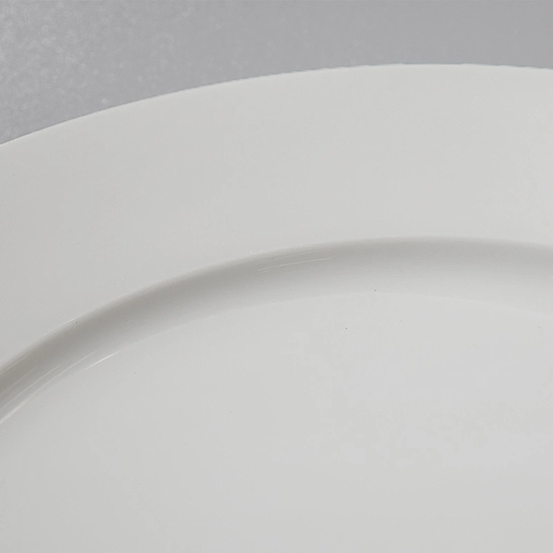 wholesale cheap round porcelain banquet buffet hall hotel restaurant wedding table ceramic charger plates