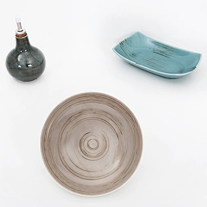 P&T Porcelain Royal Ware Ceramics Deep Plates Porcelain Soup Plates for Restaurant Using