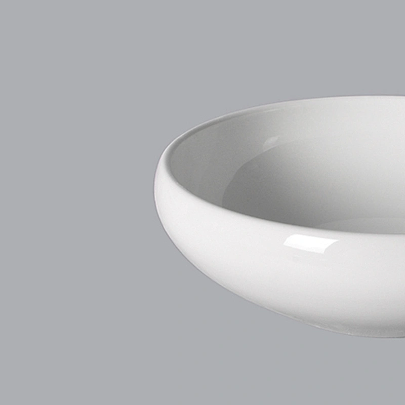 round white hotel restaurant ceramic porcelain serving bowls for salad
