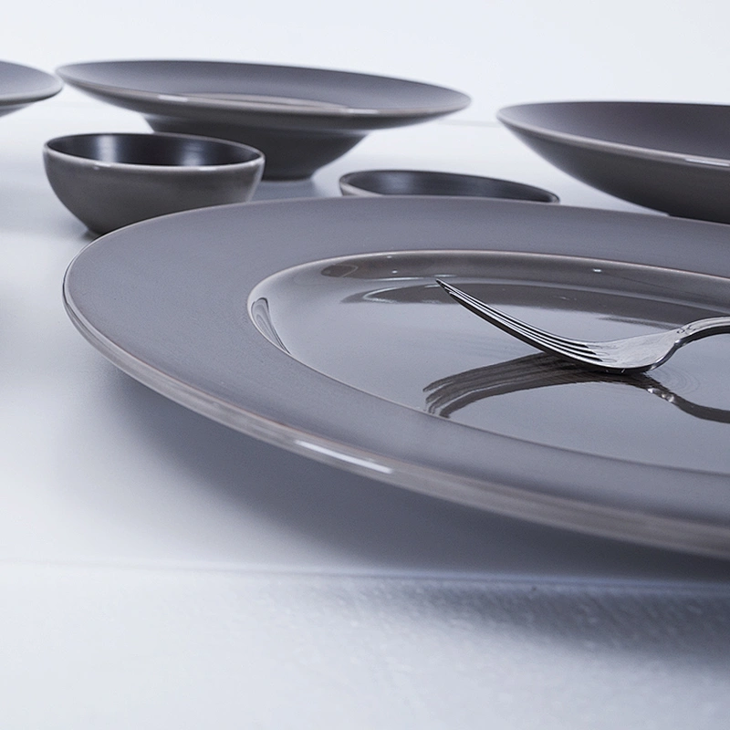 new design indian kitchen restaurant tableware porcelain ceramic dinner plates set from china