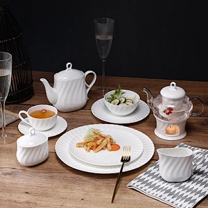 P&T Royal Ware wholesale custom personalized logo white bone china ceramic cappuccino cups