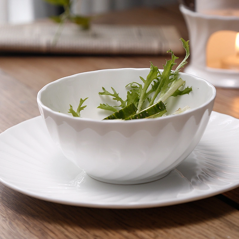 High quality 4.75 inch bone china rice bowl
