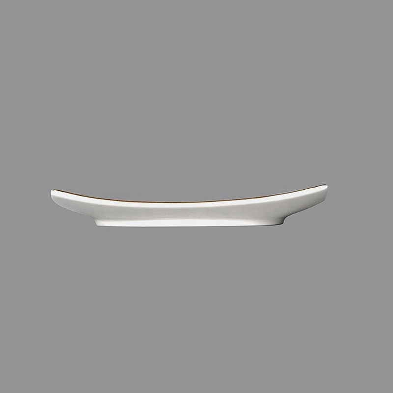 P&T Royal Ware wholesale rectangle warping edge ceramic porcelain towel dish