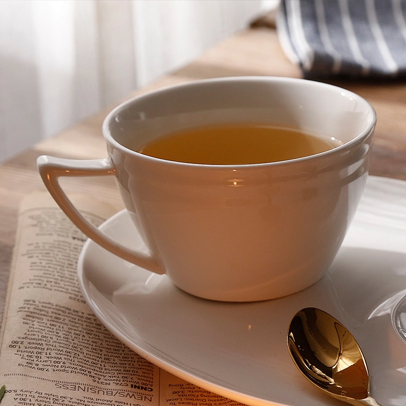 P&T Royal Ware wholesale custom bone china white ceramic tea cup manufacturer