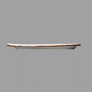 wholesale Catering Hotel Buffet Hall Restaurant white ceramic fish plate