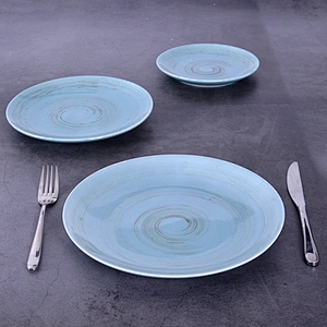 Blue Ceramic Plate