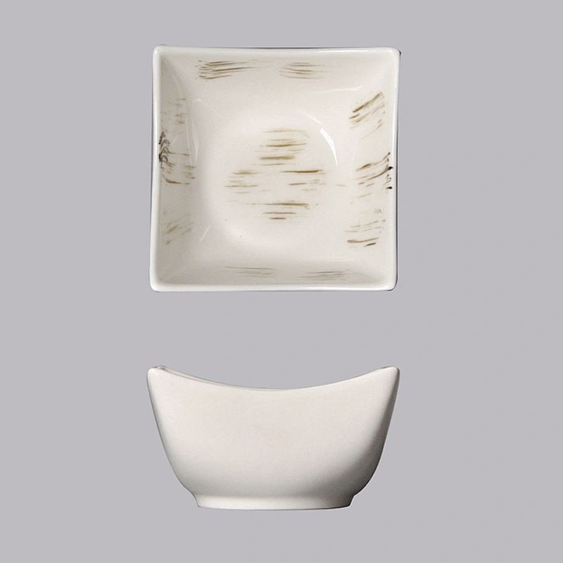 Chinaware New Dishwasher Safe Vintage Porcelain Ceramic Square Bowl