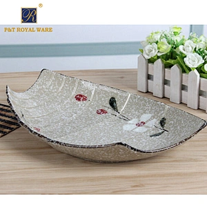 PITO 12 14 Inch Ceramic Dinnerware Ceramic Plate and Dish for Restaurant