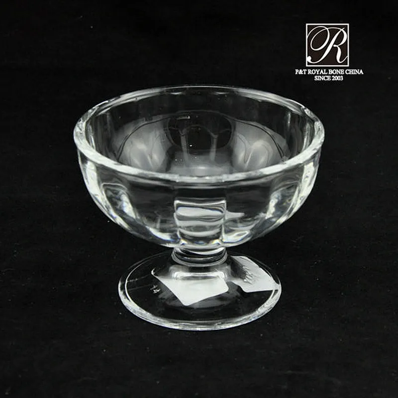 hot sale mini icecream glass cup PTKTY6216