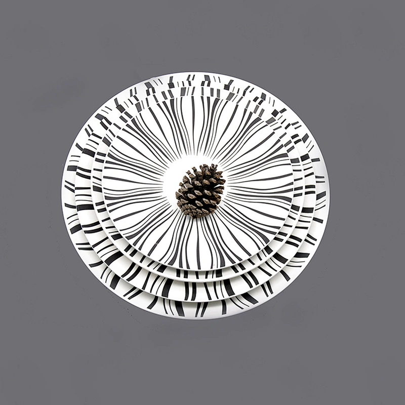 fashion embossed ceramic porcelain bowl for promotional