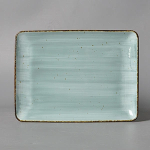 P&T ROYAL WARE  Hot Sale In Style Smooth Grazed Table TopSquare Ceramic Restaurant Hotel Plates Dinner Plate