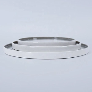 P&T Royal Ware factory bulk nordic round flat dessert steak restaurant ceramic dinner plates