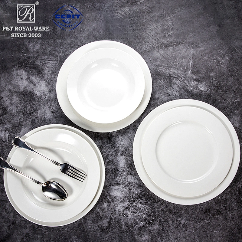 Strong Service Chinese Dishes Dinnerware Set Plate, Custom Porcelain Plate Factory
