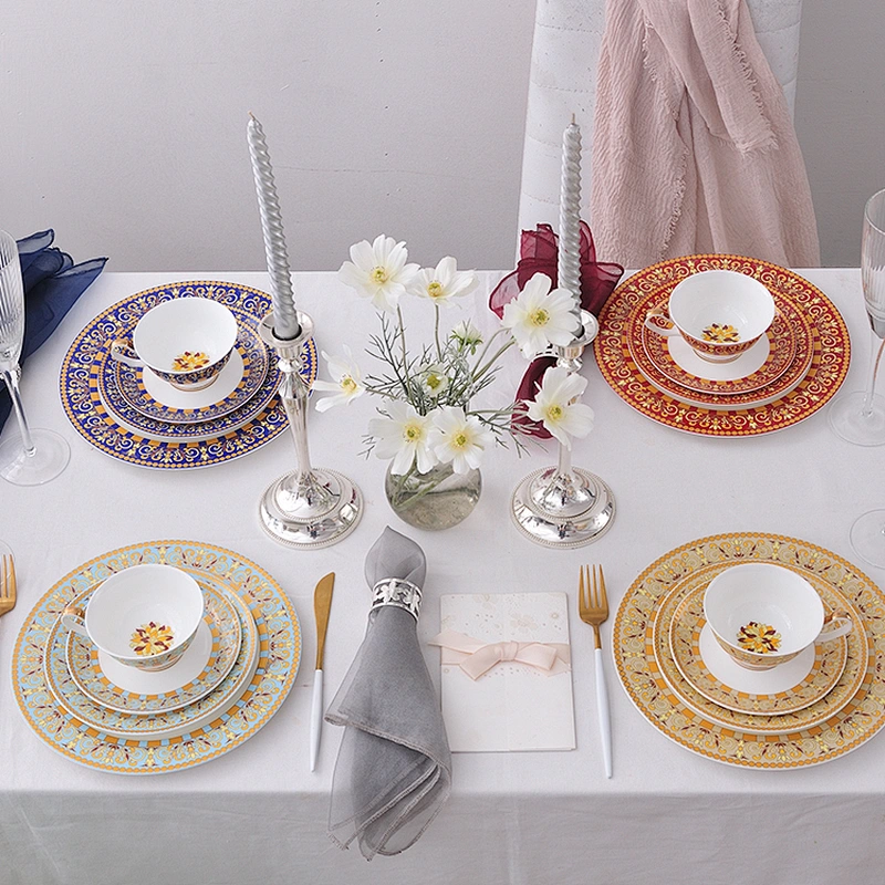 high quality ceramic dinner set new design porcelain dinnerware set