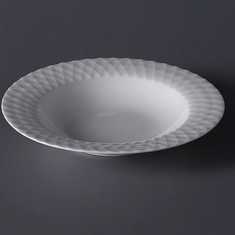 Royal bone china crockery dinner set high quality white plate tableware dinnerware  for sale