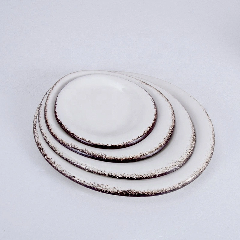Wholesale Crokery Restaurant Tableware Porcelain Hotel and Restaurant Plates