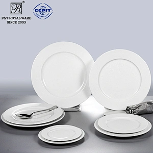 Strong Service Chinese Dishes Dinnerware Set Plate, Custom Porcelain Plate Factory