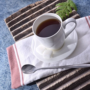 White Reusable Restaurant Bone China Ceramic Coffee Cup Mug