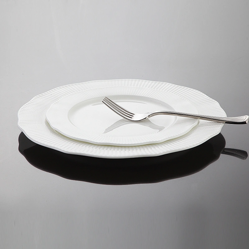 P&T Royal ware white Circular dinner plate bone china dinner plate