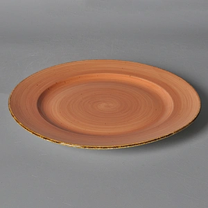 P&T 2020 New Design in Style  Smooth Glazed Hot Sale Wholesale Round Ceramic Restaurant Hotel Plates Dinner Plate