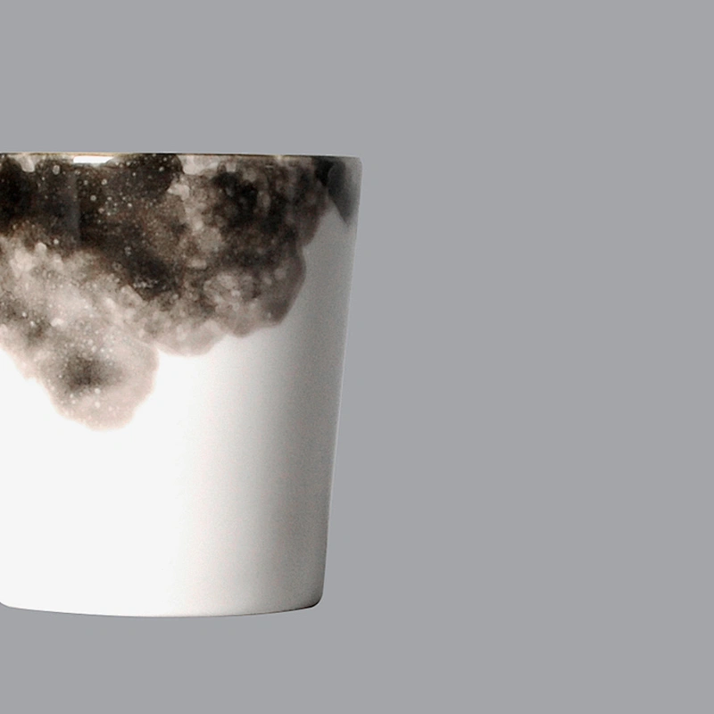 wholesale japanese style unique hotel restaurant ceramic tea straight cup without handle