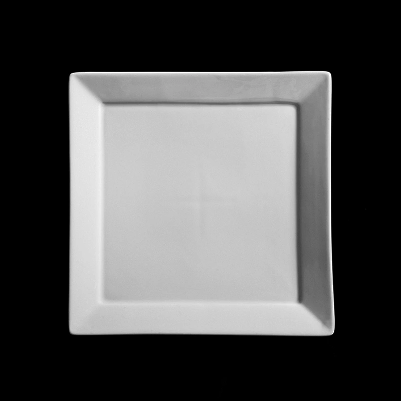 12 inch ceramic square plate made in china