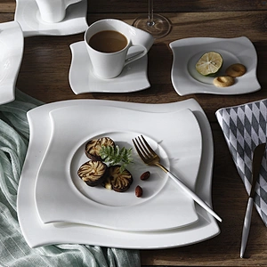 custom logo restaurant dinnerware bone china crockery sets ceramic