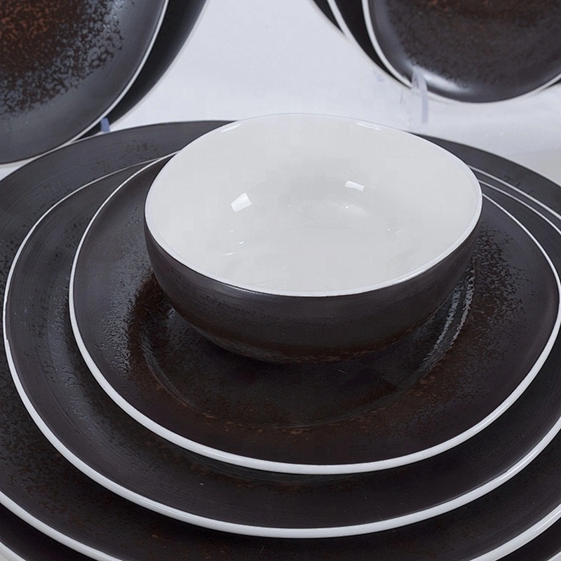 P&T Royal Ware manufacturer wholesale glazed matte crokery porcelain tableware set