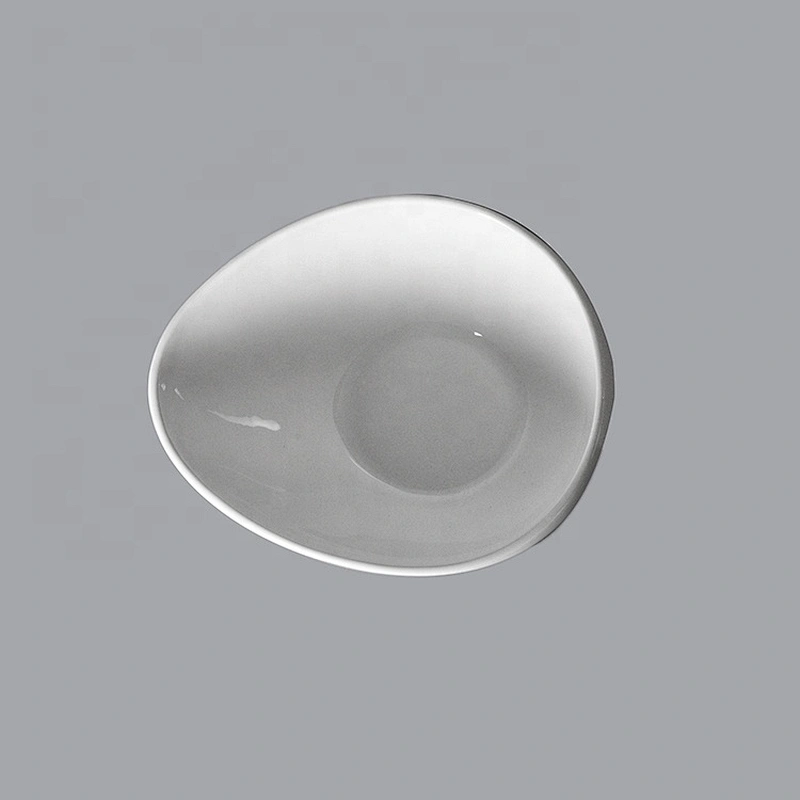 white porcelain ceramic restaurant oval mixing pasta salad soup bowls for hotel buffet