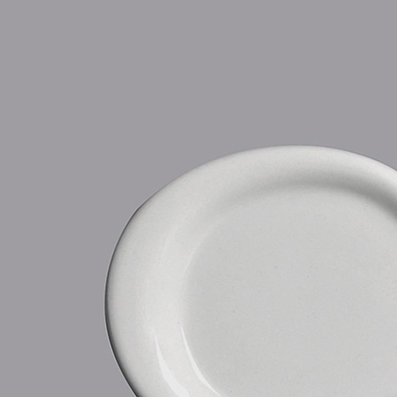 wholesale white restaurant ceramic plate stoneware porcelain dish