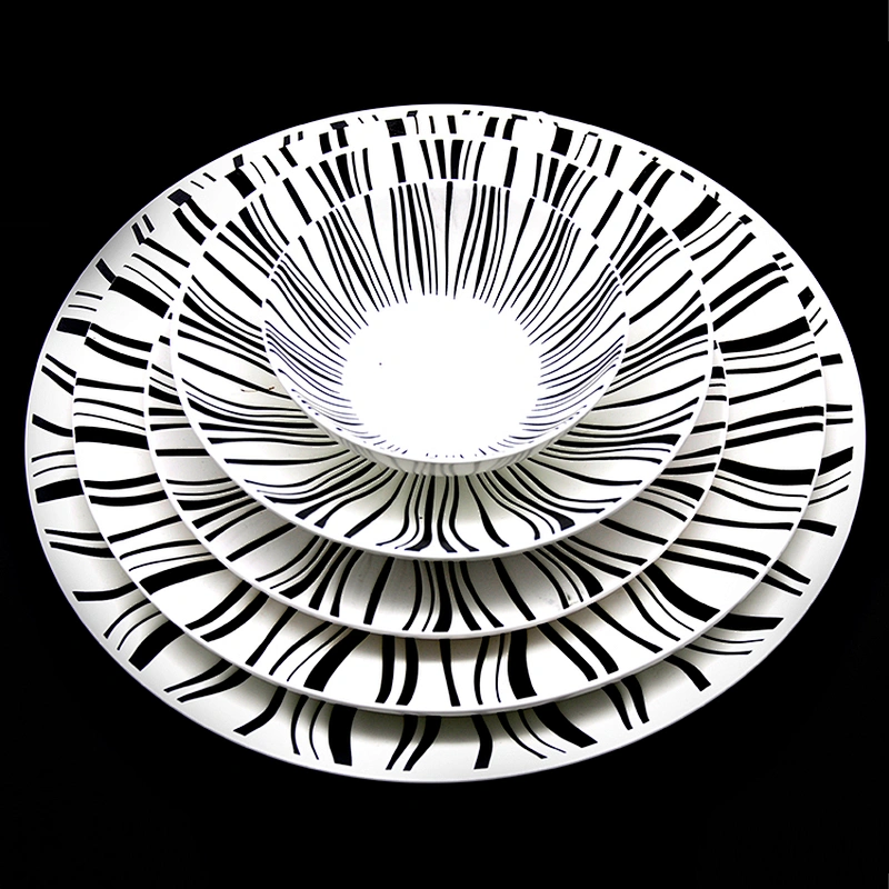 fashion embossed ceramic porcelain bowl for promotional