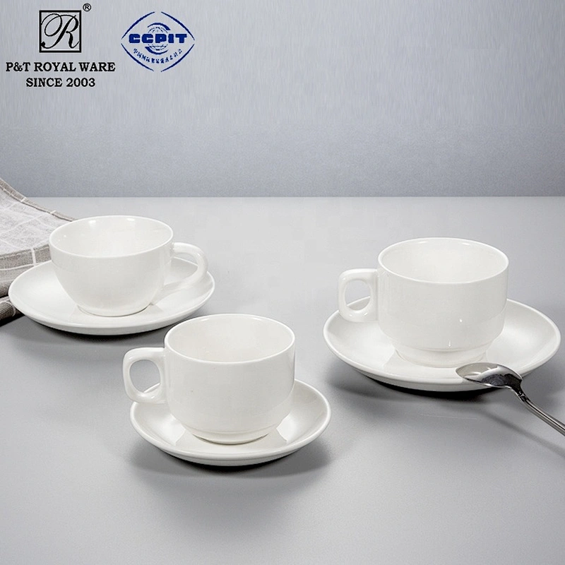 bulk stock custom logo wholesale white small restaurant ceramic espresso coffee cup